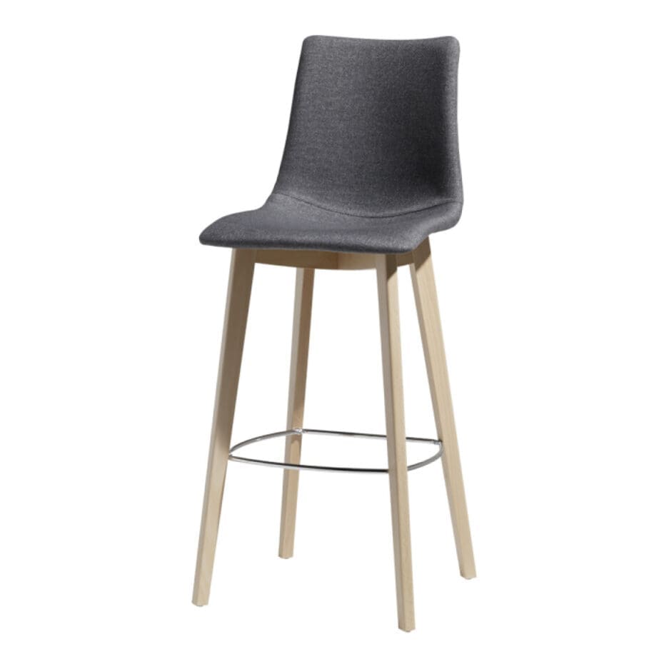 Natural Zebra Pop Bar Stool