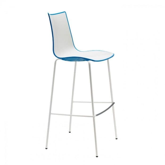 Zebra Bicolour Bar Stool